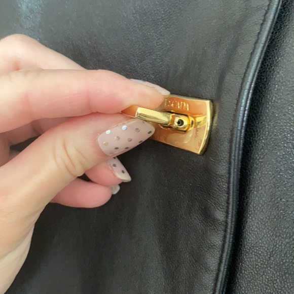 Escada Vintage Leather Blazer - 38 - Picture 7 of 14